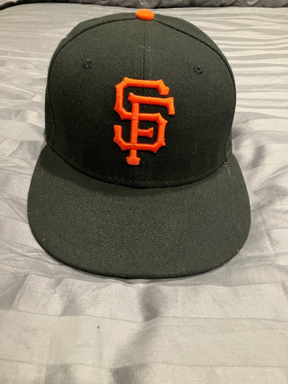 New Era San Francisco Giants Black and Orange Fitted Hat
